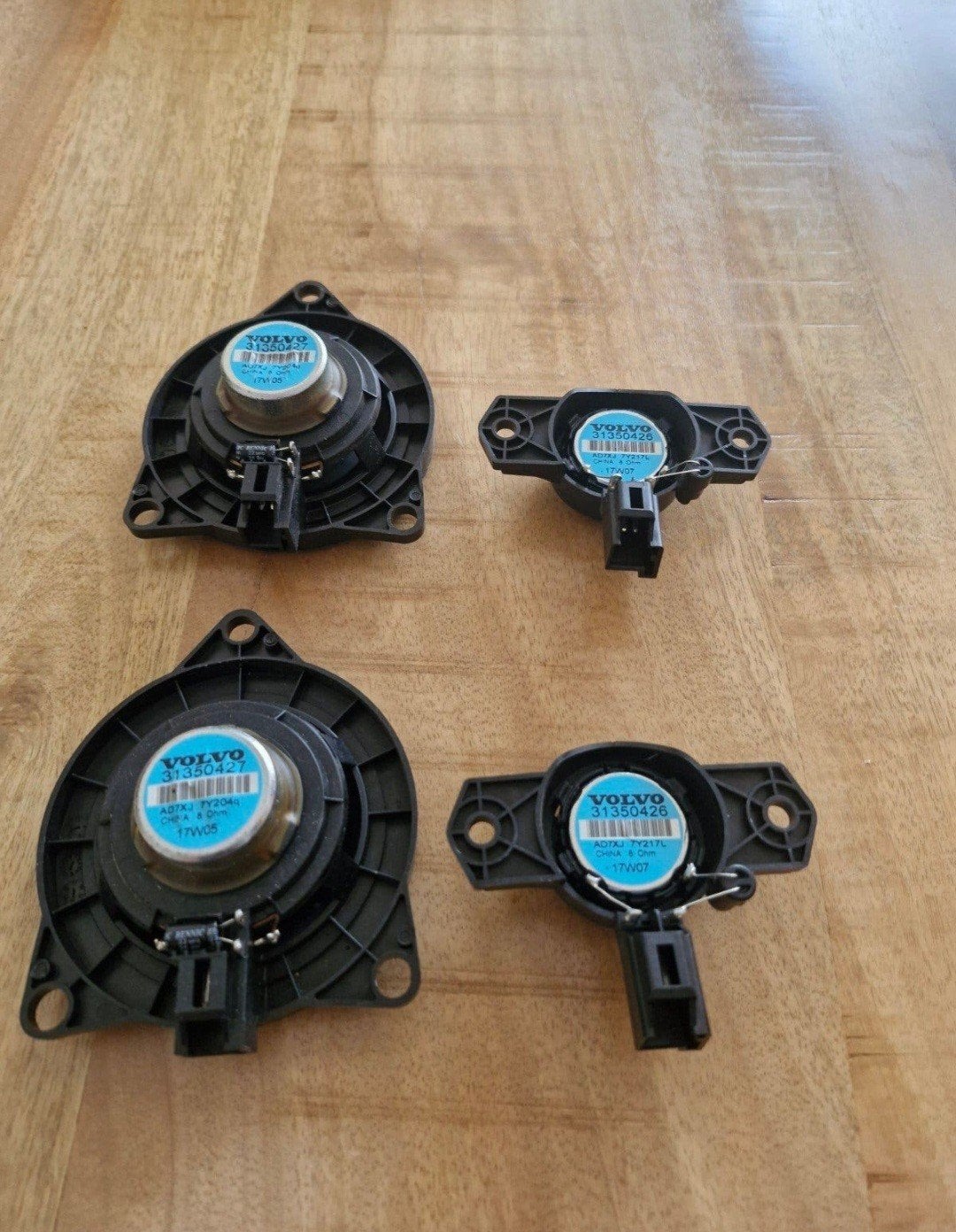 Volvo auto speakerset (4 stuks), Ophalen of Verzenden, Zo goed als nieuw