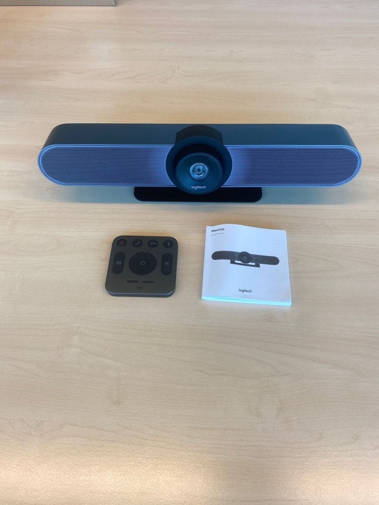 Logitech MeetUp 4K Conference Camera, Computers en Software, Webcams, Nieuw, Draadloos, ChromeOS, MacOS, Windows, Android, iOS