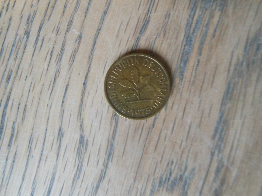 Te koop 5 Pfenning 1975 Bundesrepublik Deutschland Duitsland, Ophalen of Verzenden, Duitsland, Losse munt