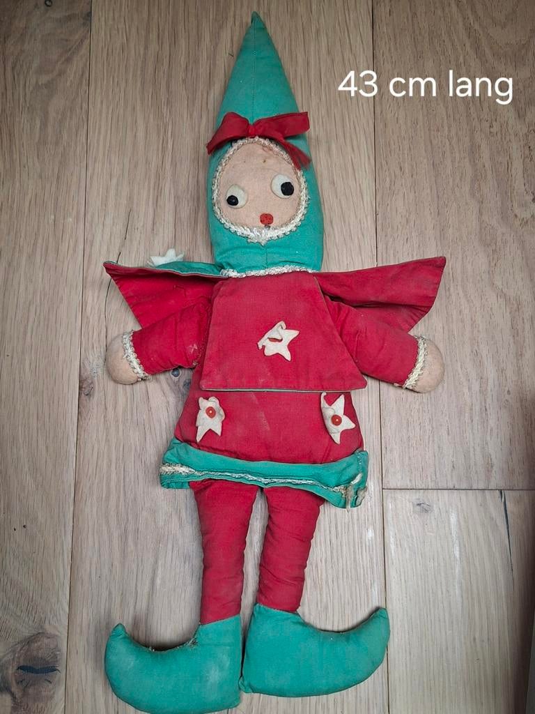 Twee retro lappen poppen, Ophalen of Verzenden, Gebruikt, Pop
