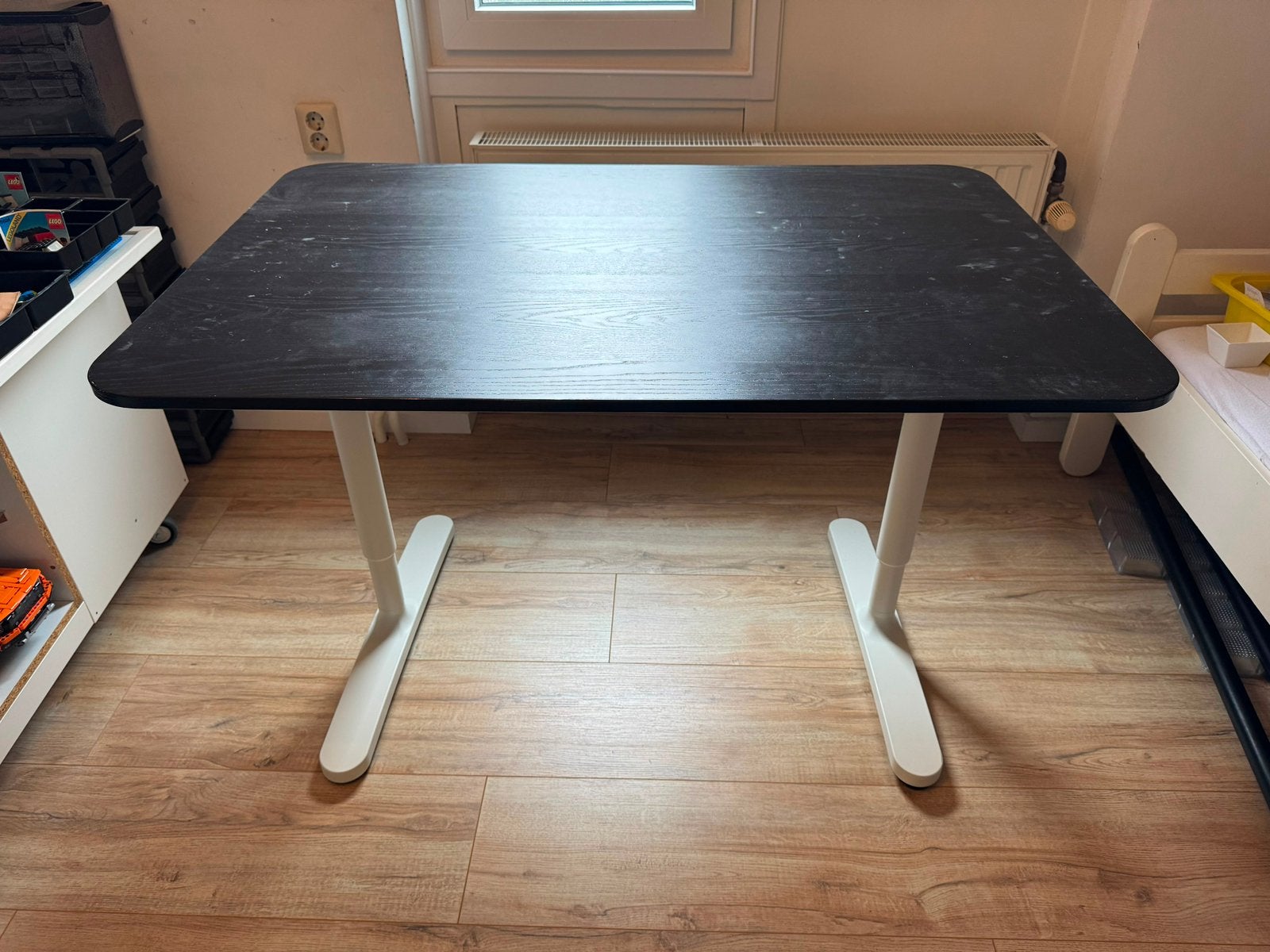 Bureau (Ikea Bekant) 120 x 80, Huis en Inrichting, Bureaus, Ophalen, Gebruikt