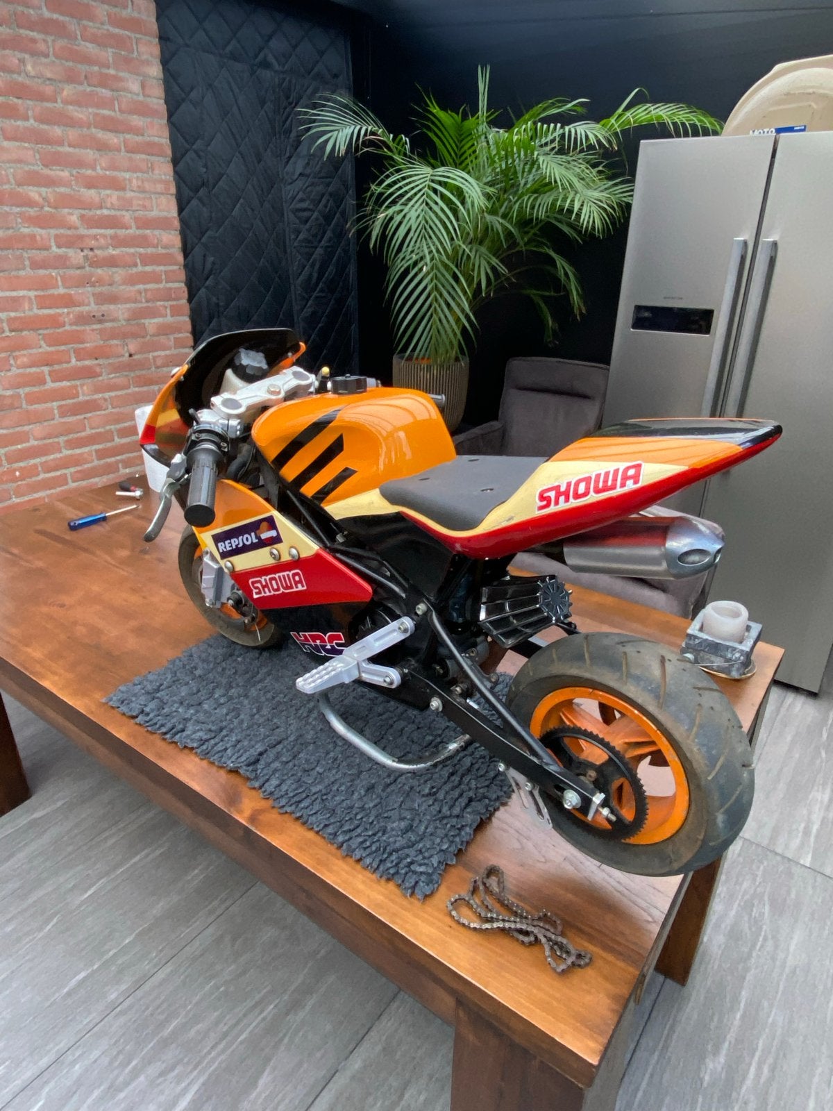 Zpf watergekoelde minibike - Erg snel!, Ophalen, Gebruikt, Schijfrem, Overige typen