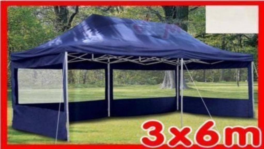 Sterke Easy-Up Vouwpavillon - Pop-Up-Tent - Vouw-Party-Tent, Opvouwbaar, Partytent, Nieuw, Ophalen of Verzenden