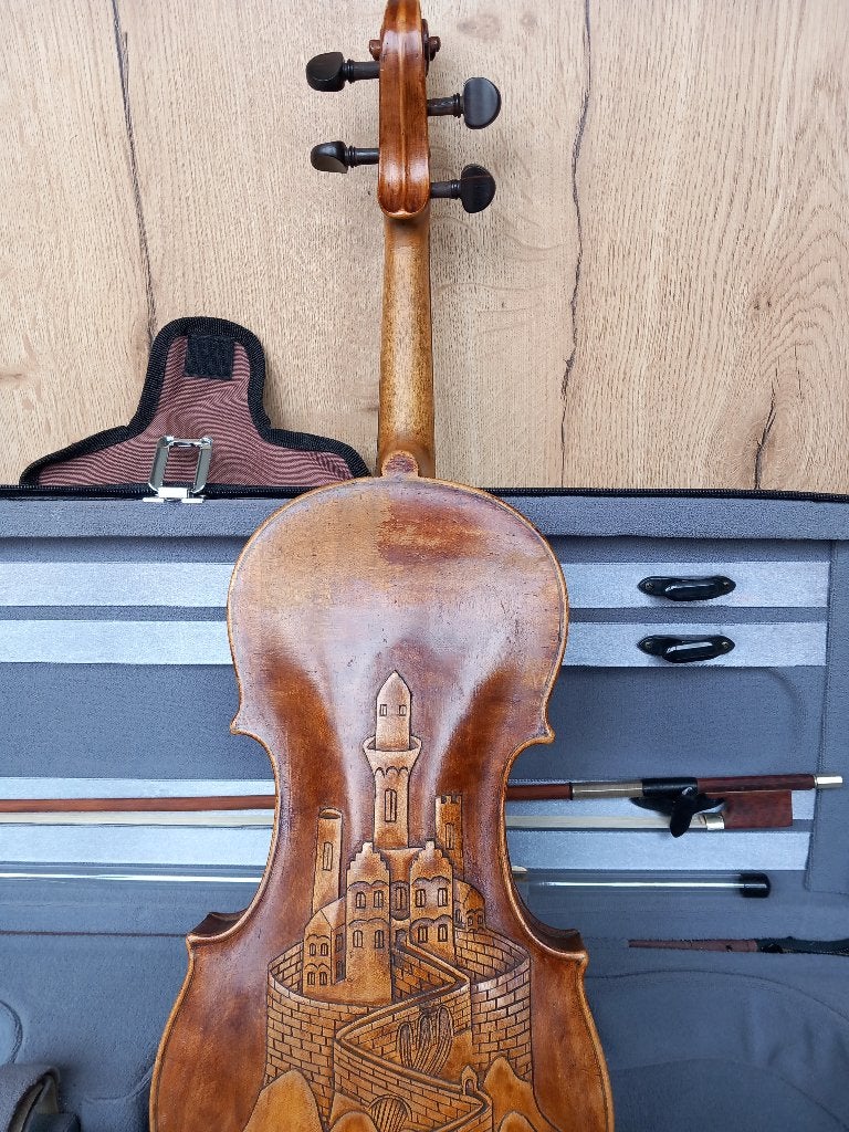 Prachtige unieke viool met warme klank George Klotz, Muziek en Instrumenten, Strijkinstrumenten | Violen en Altviolen, Gebruikt