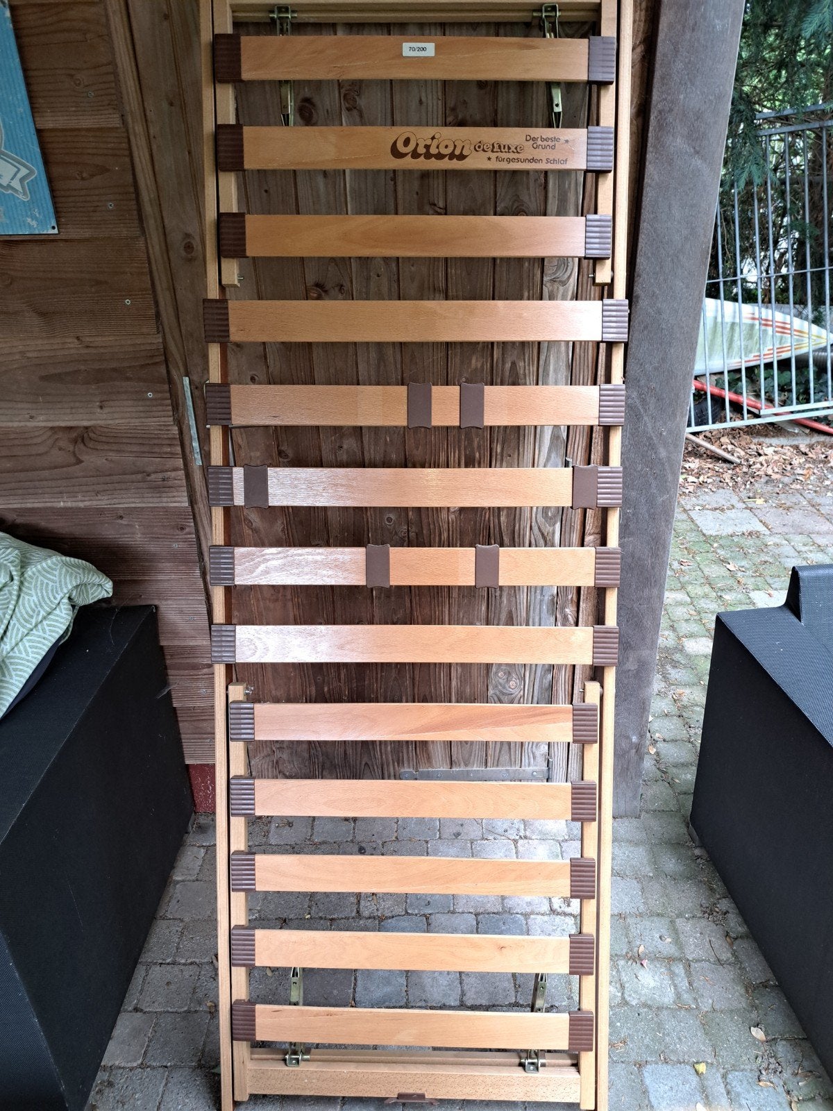 2x Lattenbodem Orion de Luxe 70x200cm verstelbaar, Ophalen, Zo goed als nieuw