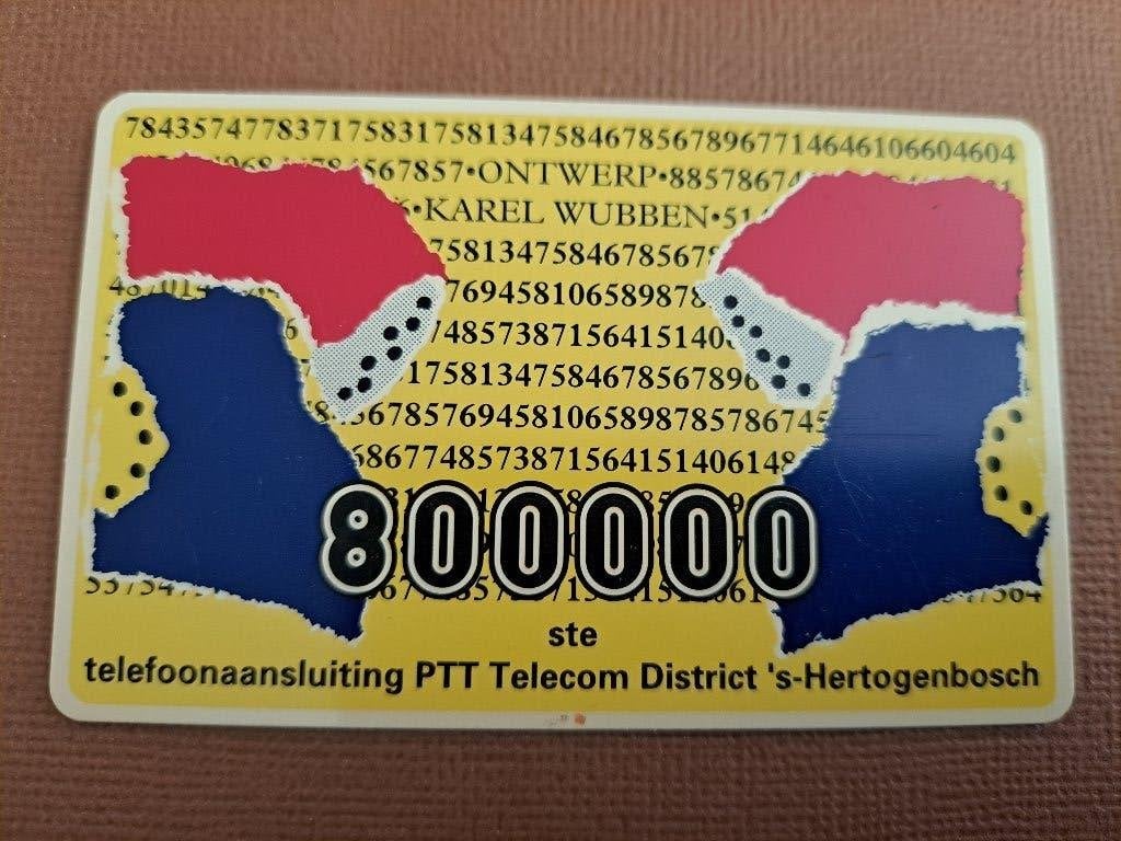 TELEFOONKAART - NEDERLAND - CKE 087 800.000 TELEFOON AANSLUI, Verzenden, Nederland