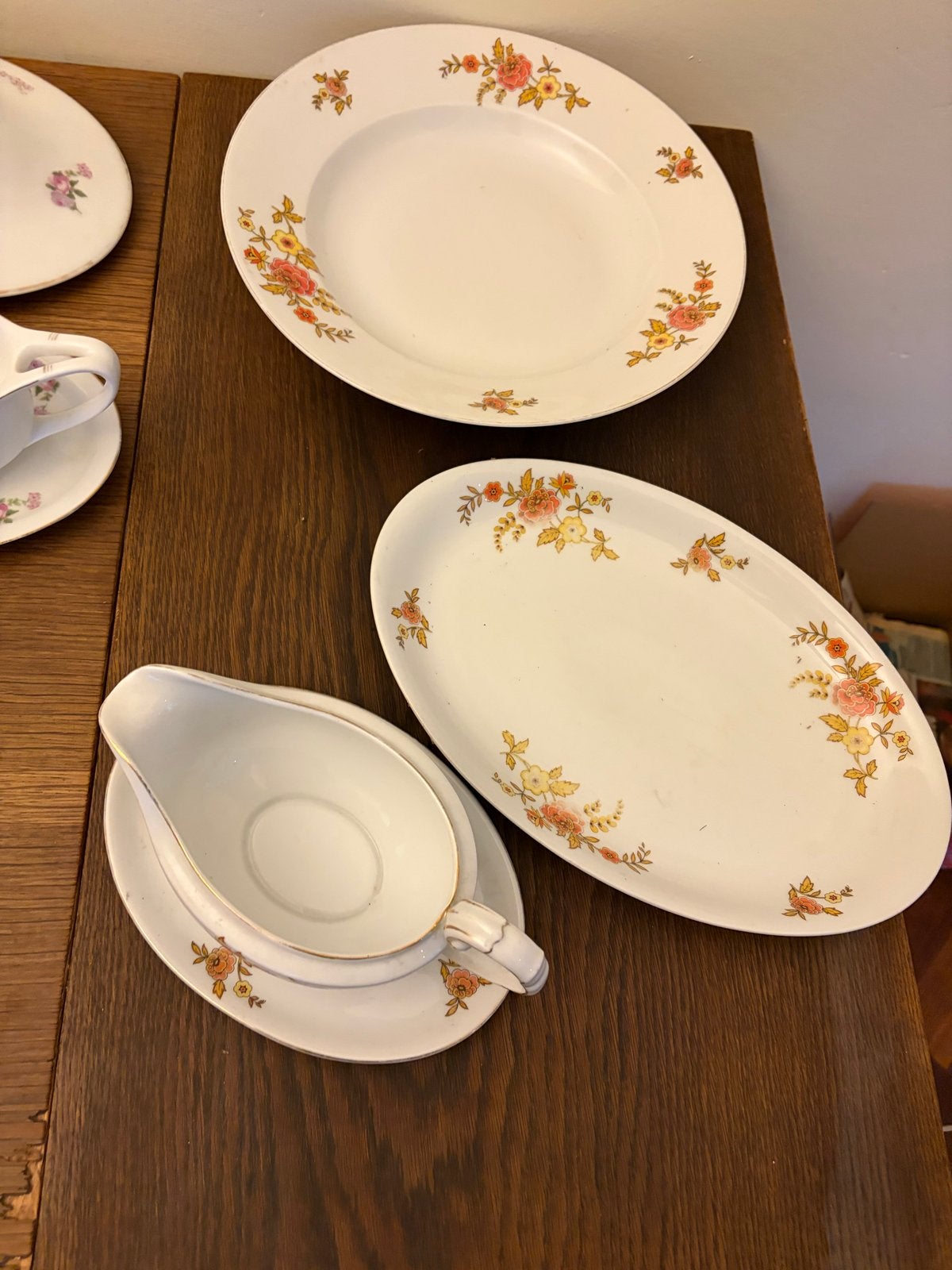 Vintage Thomas Bavaria servies met bloemmotief, Ophalen