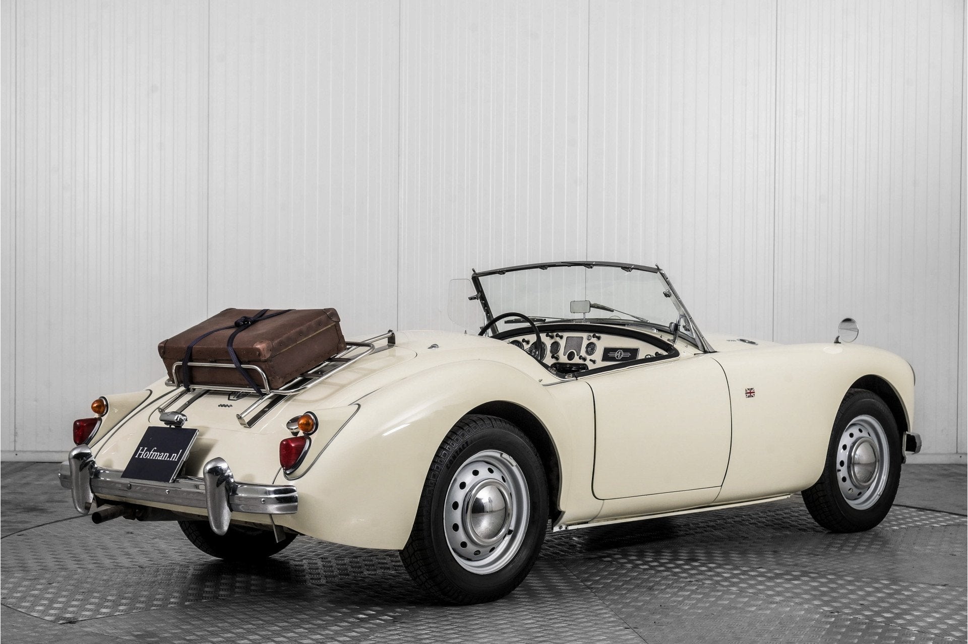 MG MGA 1600 . (bj 1961), Gebruikt, Cabriolet, Wit, Leder