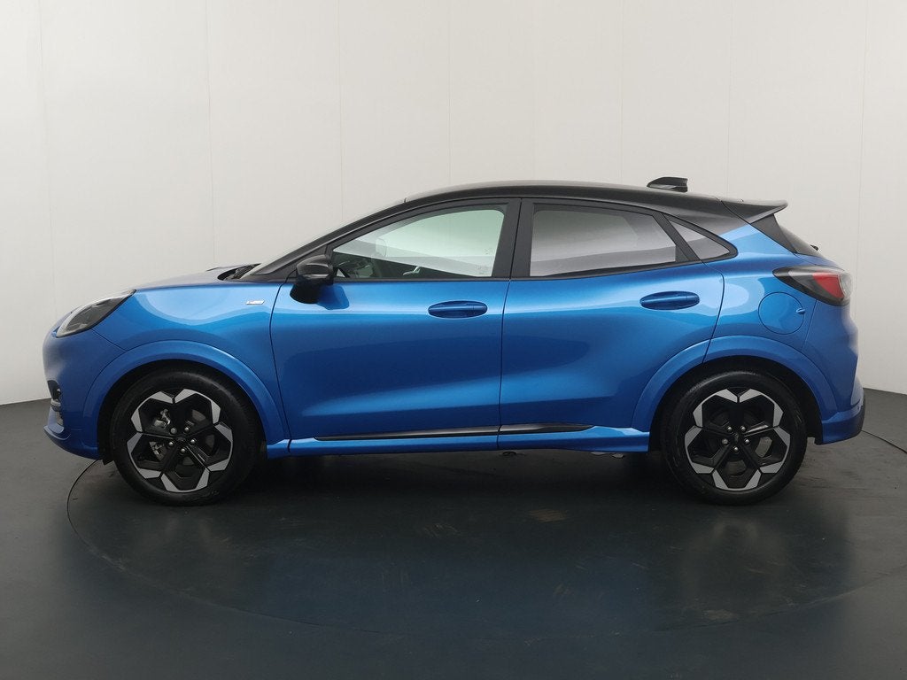 Ford Puma EcoBoost Hybrid 155 pk ST-Line X | Trekhaak | Wint, Auto's, Ford, Zwart, Bedrijf, 155 pk, Hybride Elektrisch/Benzine