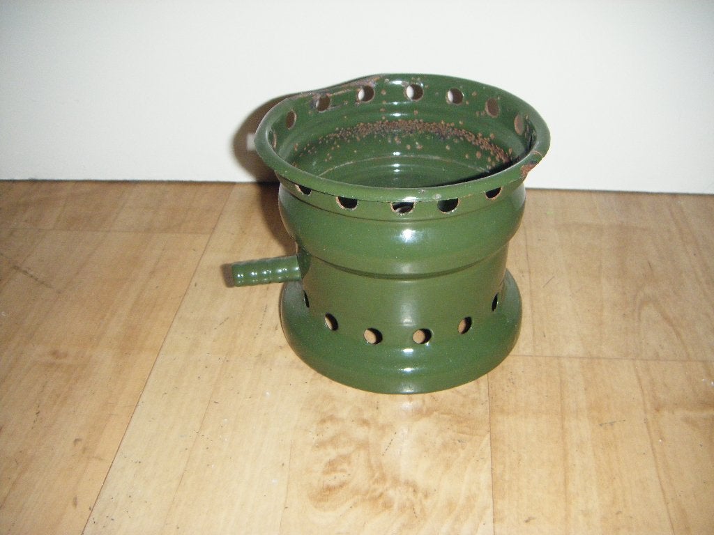 Oud emaille comfoor, gasbrandertje, ter decoratie gebruikt, Ophalen of Verzenden
