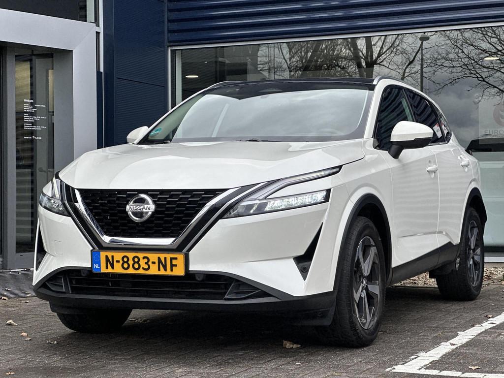 Nissan QASHQAI 1.3 MHEV 140pk Premiere Edition | Panoramadak, Voorwielaandrijving, Gebruikt, 4 cilinders, 700 kg