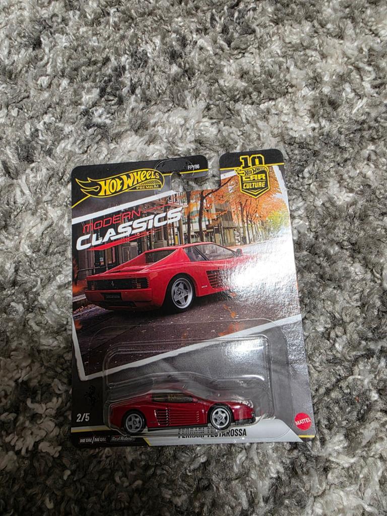 Hot Wheels Premium Ferrari Testarossa Modern Classics, Ophalen of Verzenden, Nieuw