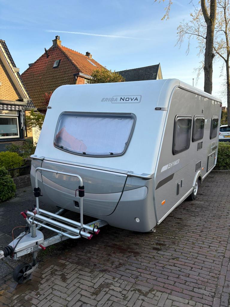 Eriba Nova Hymer 465, Caravans en Kamperen, Caravans, Vast bed, Rondzit, Particulier, Schokbreker