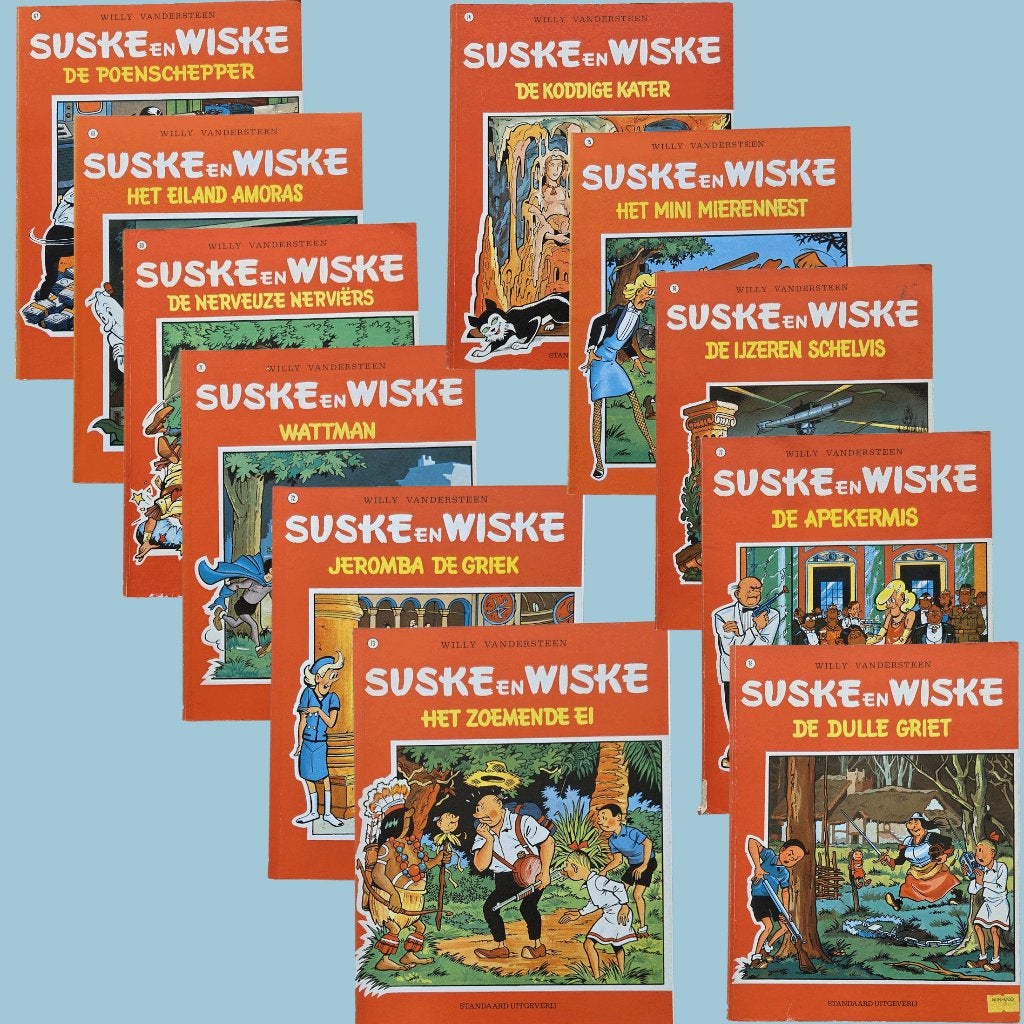 133 Suske & Wiske albums, Boeken, Stripboeken, Ophalen, Gelezen, Studio Vandersteen, Meerdere stripboeken
