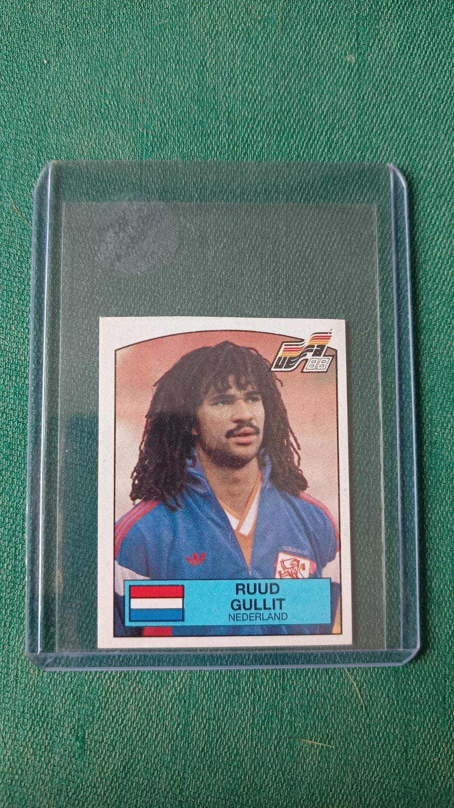 Ruud Gullit Panini Euro 88, Ophalen of Verzenden, Zo goed als nieuw, Sport