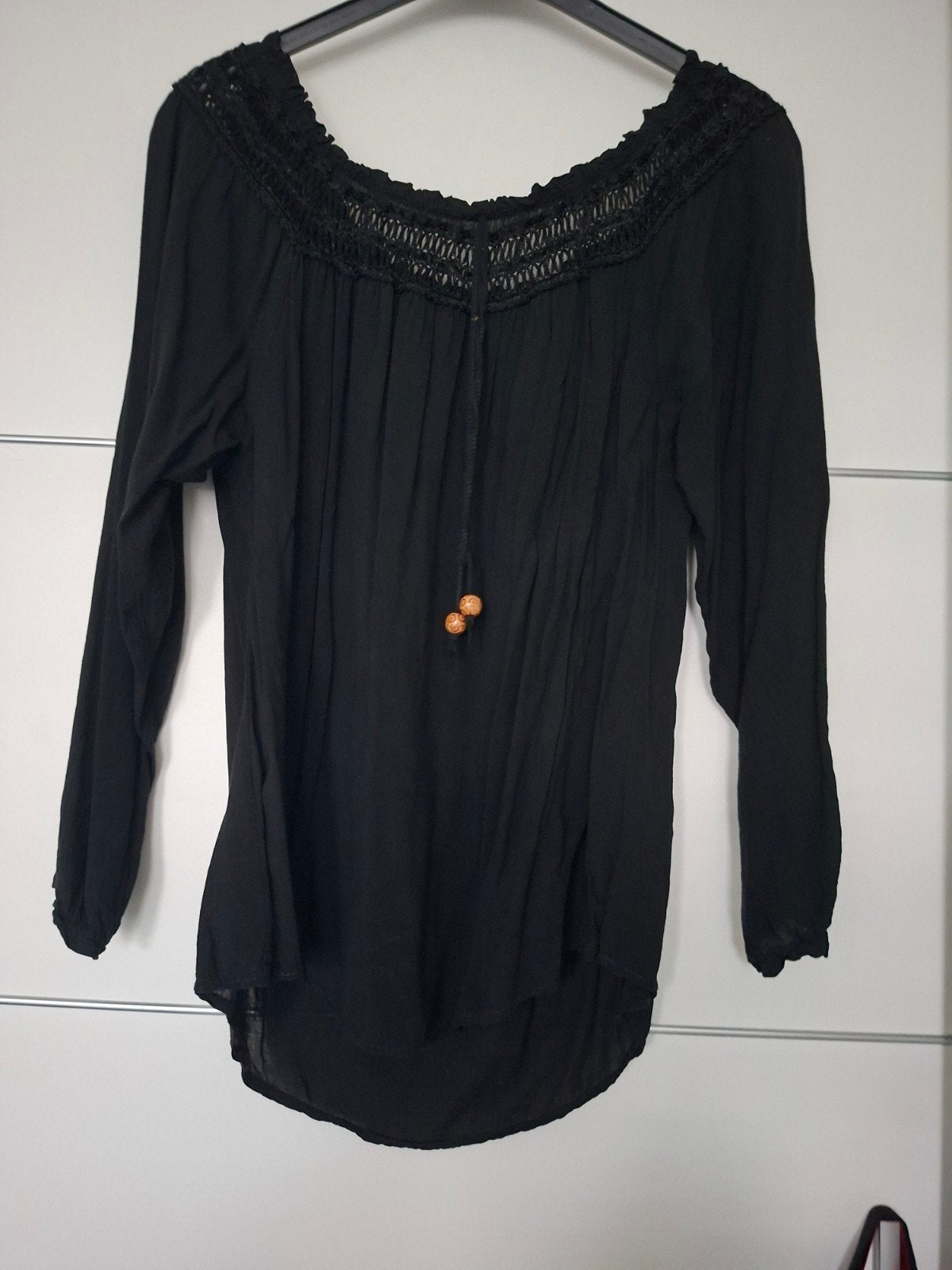 Tuniek L, Ophalen of Verzenden, Zo goed als nieuw, Maat 42/44 (L), Zwart