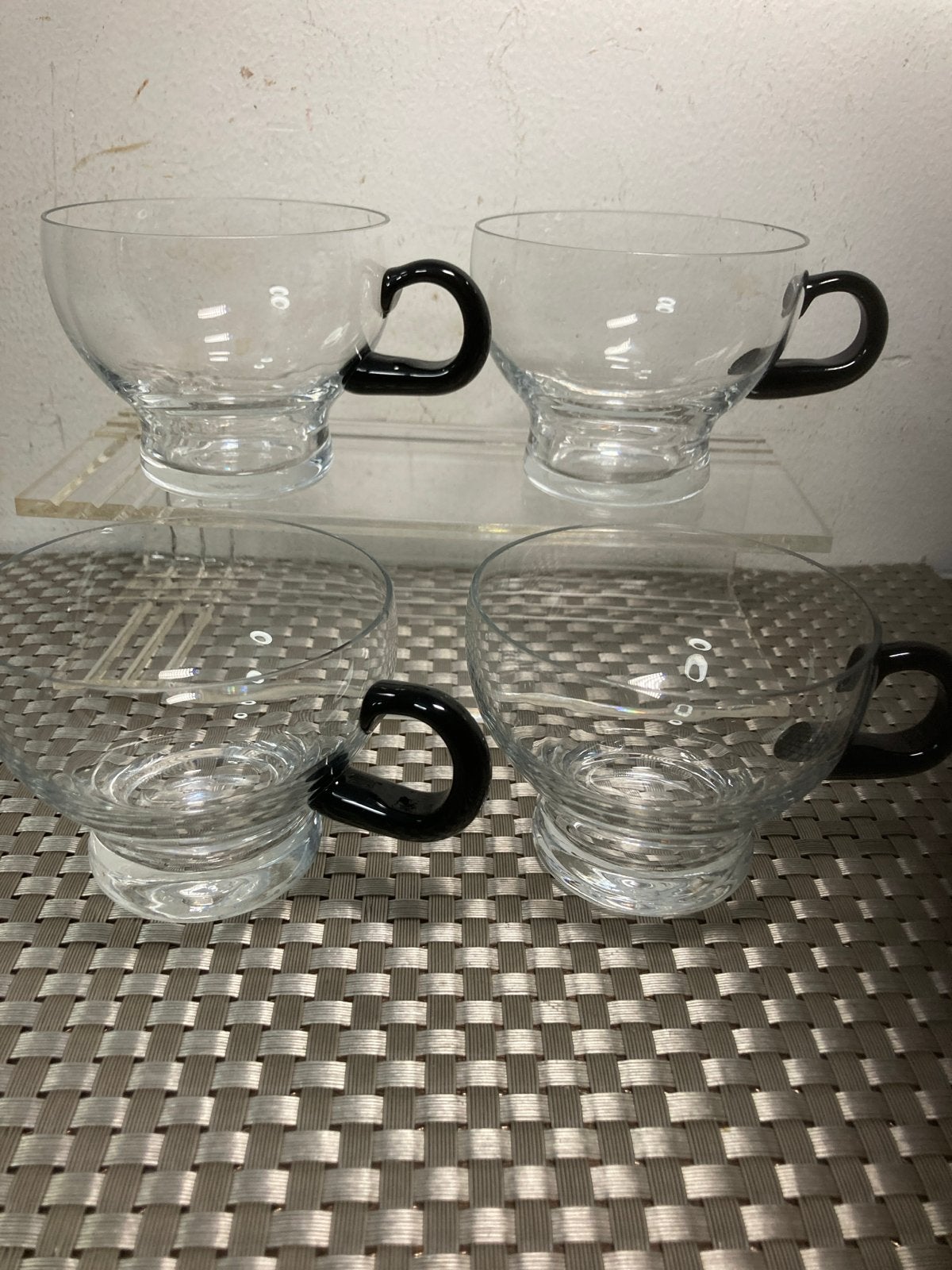 4 bowlglaasjes van Andries Copier Leerdam 1934, Ophalen of Verzenden