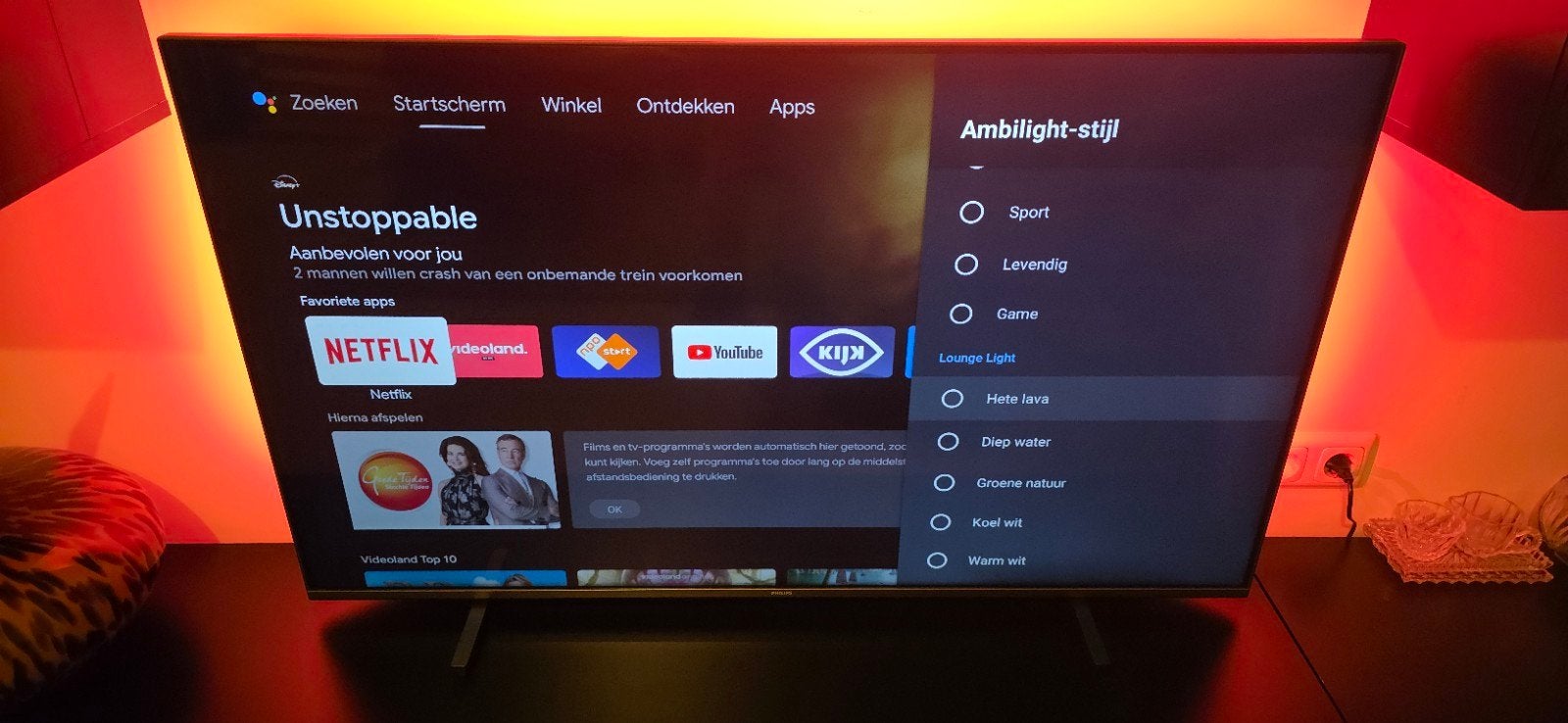 ZGAN Philips 50PUS7906/12 4K UHD LED Android TV Ambilight 3, Philips, LED, Ophalen of Verzenden, Zo goed als nieuw