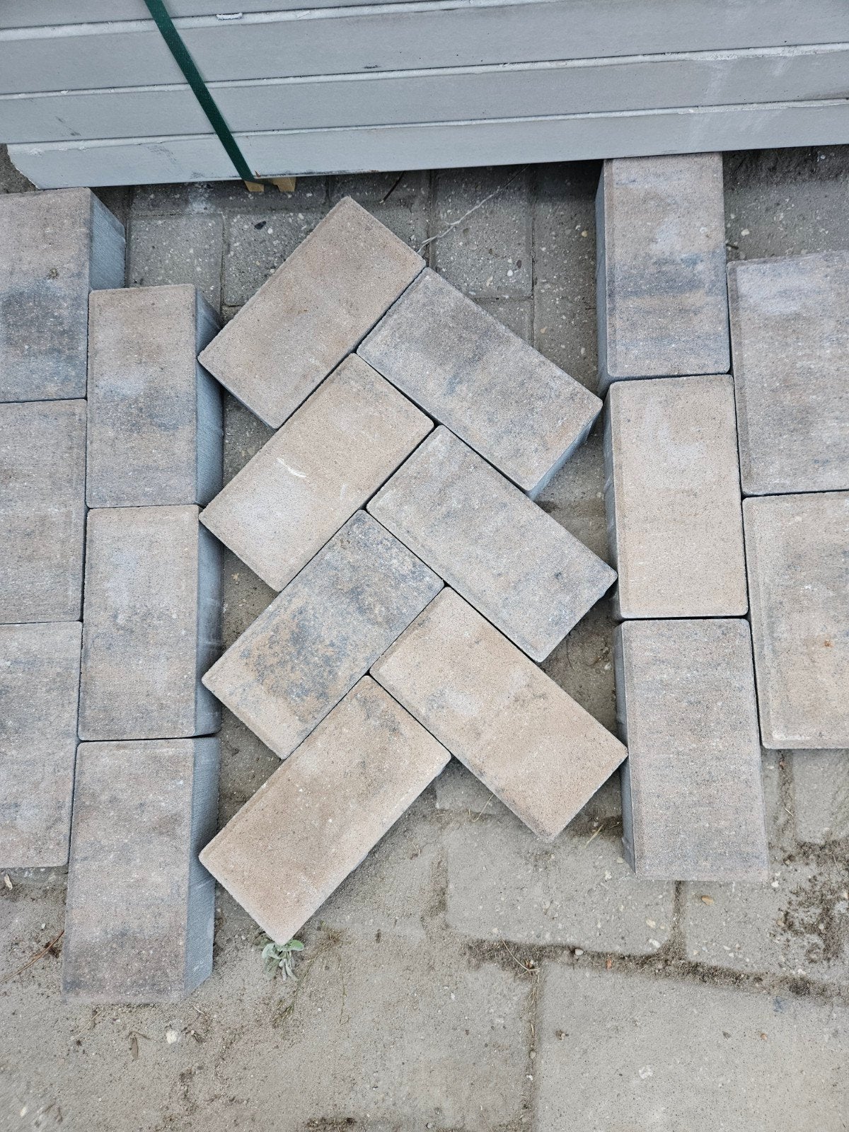 betonklinker 7cm bruin antraciet, Ophalen of Verzenden, Nieuw, Beton, Klinkers