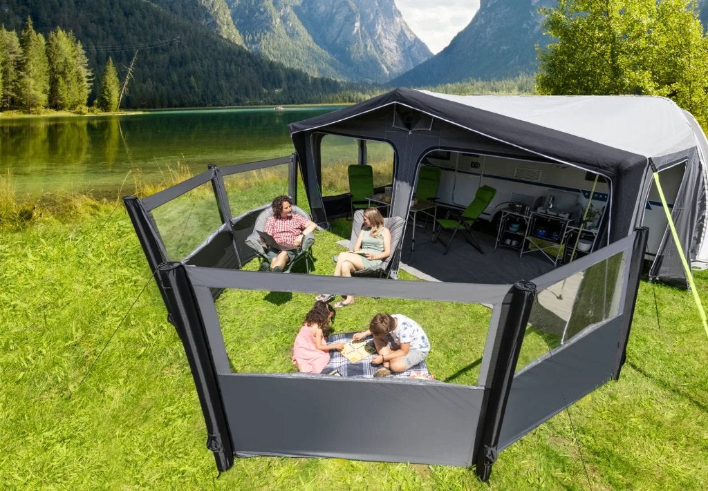 Windscherm, doorzichtig, lengte 5 meter, NIEUW, Ophalen, Nieuw
