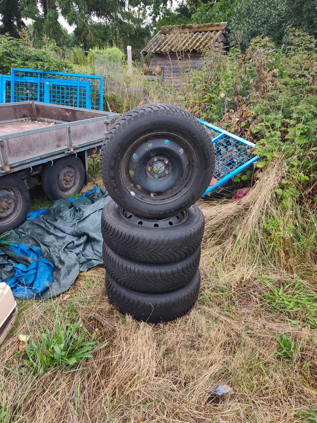 Set van 4 Maxxis Premitra Snow WP6 winterbanden op velg, Ophalen, Nieuw