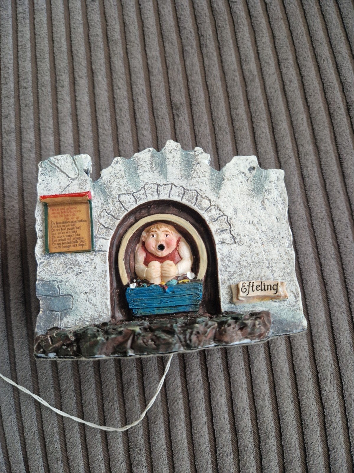 Efteling Holle Bolle Gijs beeldje met geluid, Verzamelen, Ophalen of Verzenden, Nieuw, Beeldje of Poppetje