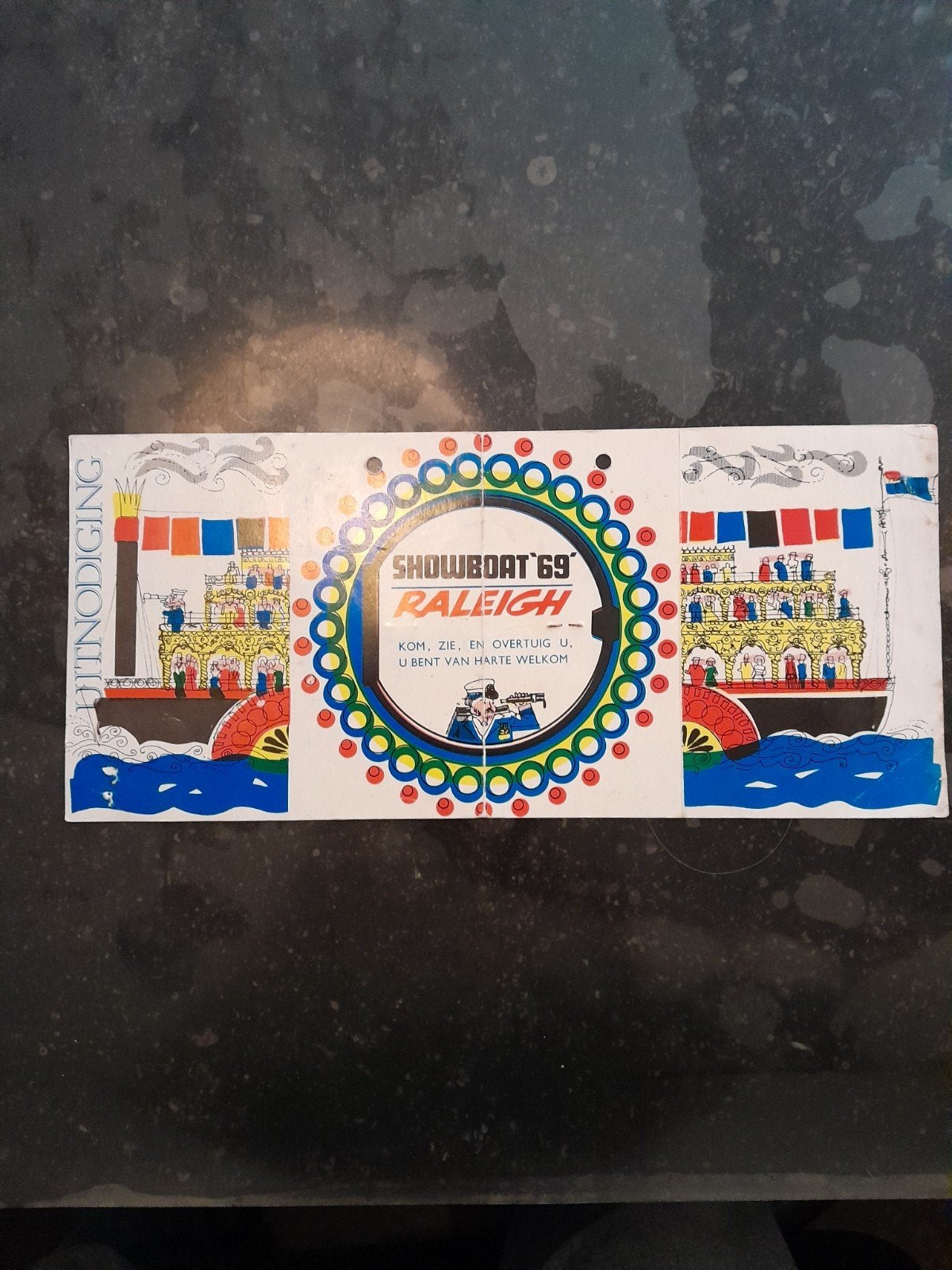 Raleigh flyer, afmeting 13,5x30cm, Ophalen of Verzenden