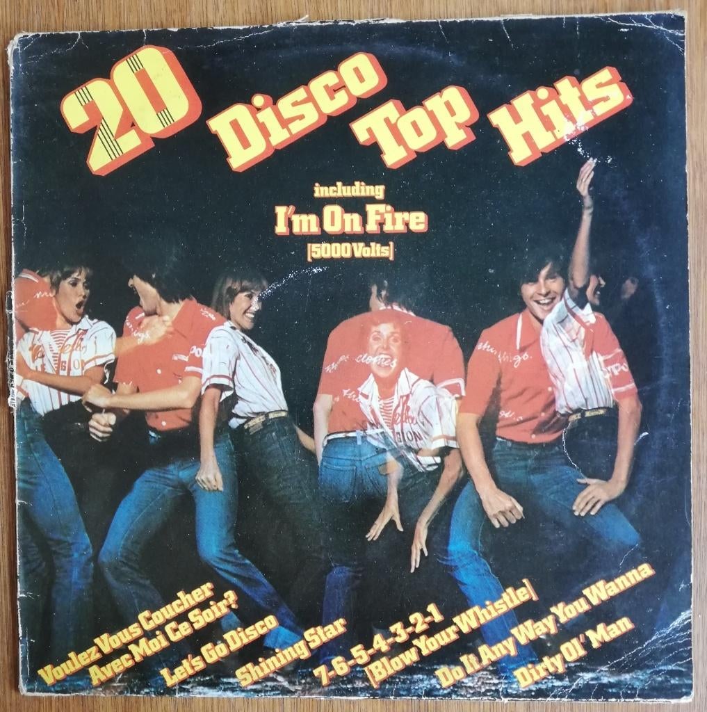 20 Disco Top Hits LP, Cd's en Dvd's, Vinyl | Verzamelalbums, Ophalen of Verzenden, Gebruikt, 12 inch, Pop