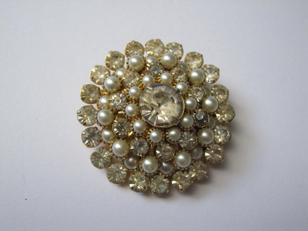 Broche Judy Lee koepel model, Verzenden, Overige materialen, Broche