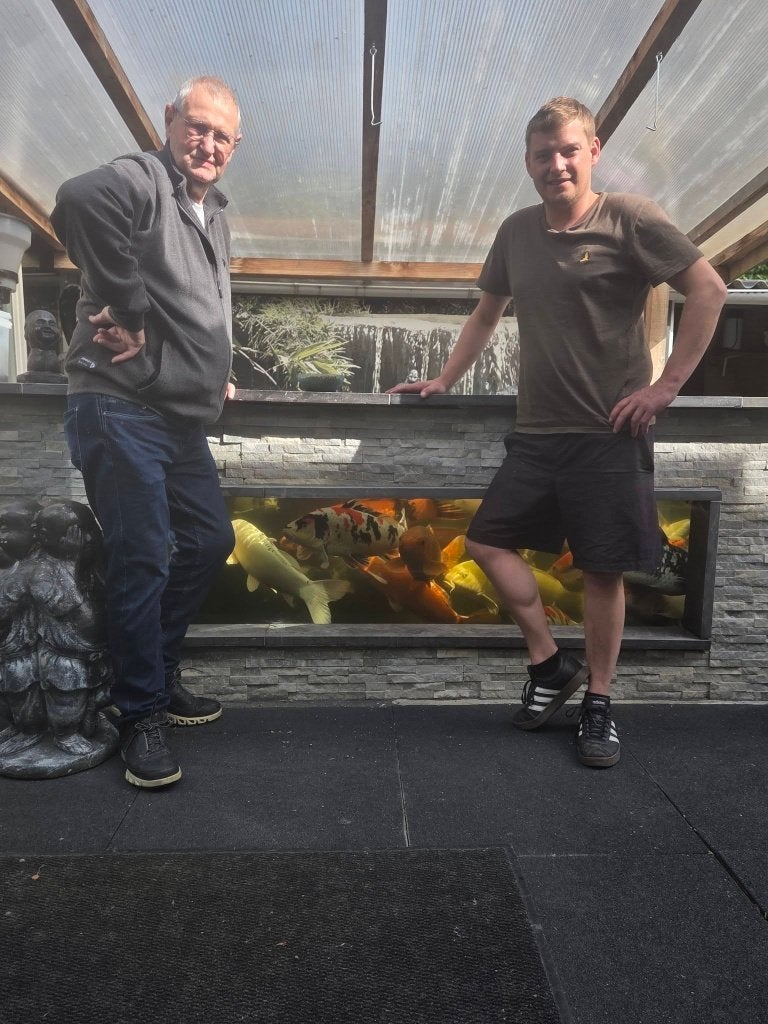 KOI leegverkoop in Rossum bij Kerkdriel, Karper of Koi