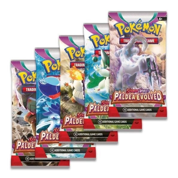 Pokémon Paldea Evolved Booster Pack, Ophalen of Verzenden, Zo goed als nieuw, Booster, Foil