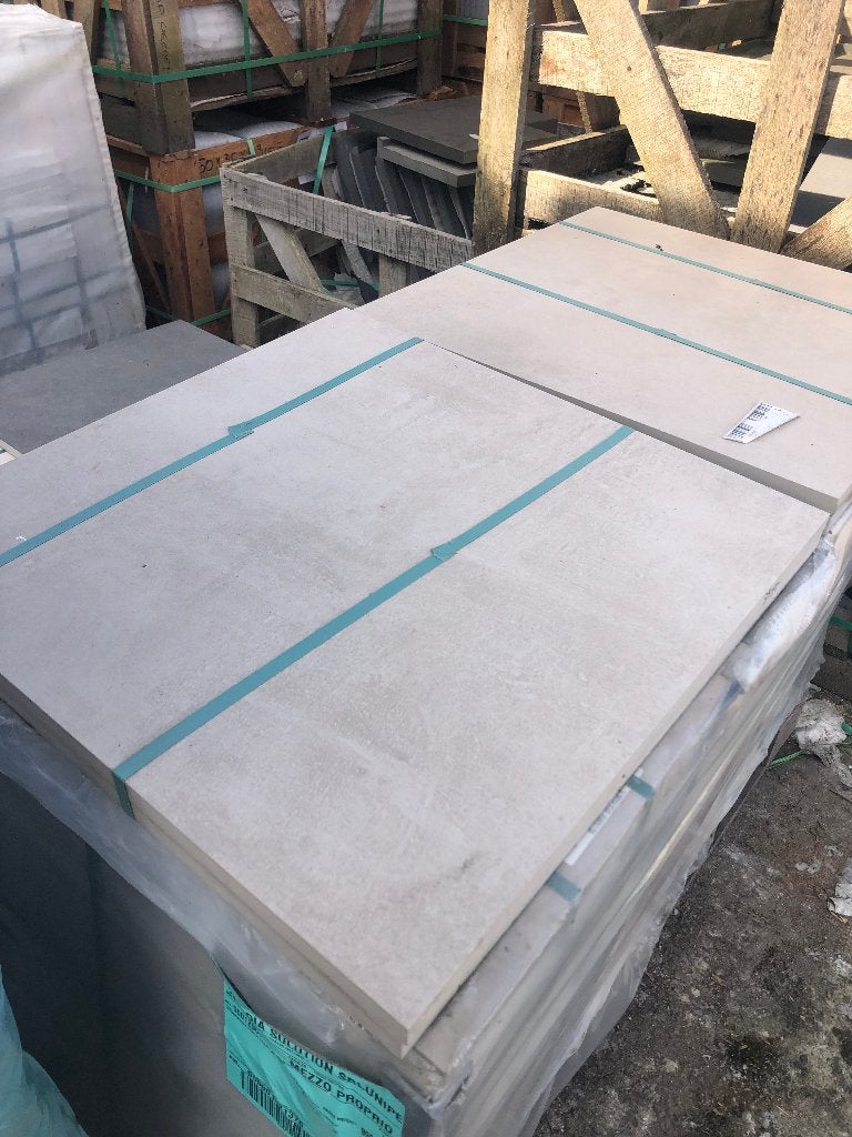 partij 24.48 m2 keramische terrastegels 60x60x2 opruiming, Keramiek, Nieuw, Ophalen of Verzenden, 10 m² of meer