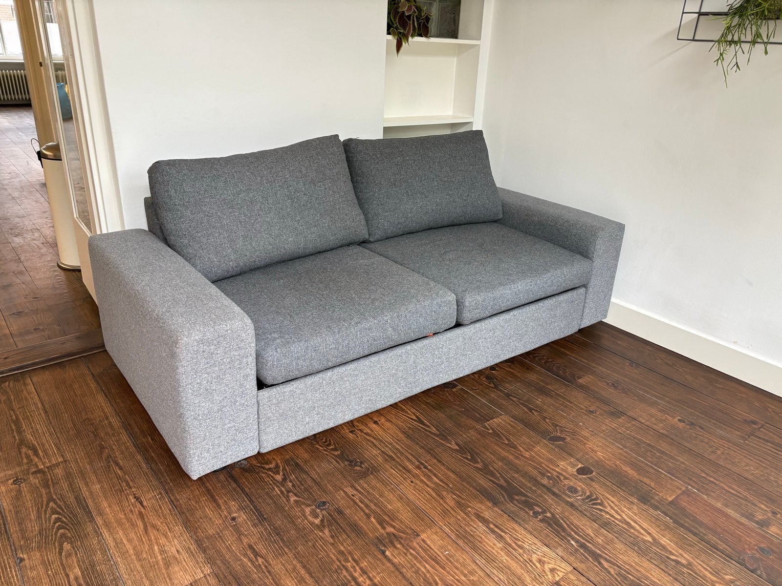 IKEA VIMLE Slaapbank – Grijs – Uitstekende Staat, Ophalen, 150 tot 200 cm, Tweepersoons, 75 tot 100 cm