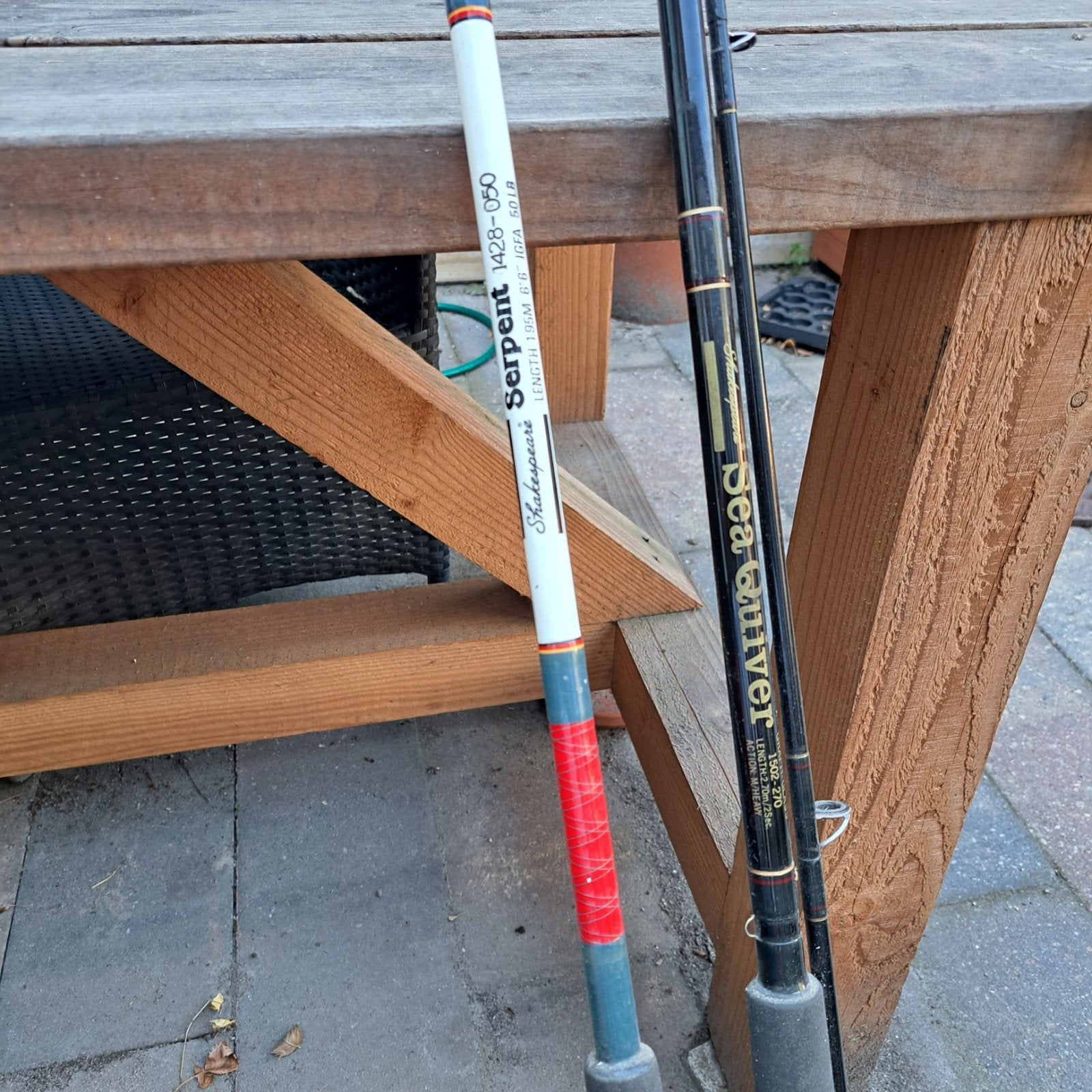 Shakespeare Serpent en Sea Quiver Werphengels, Ophalen, Gebruikt, Werphengel