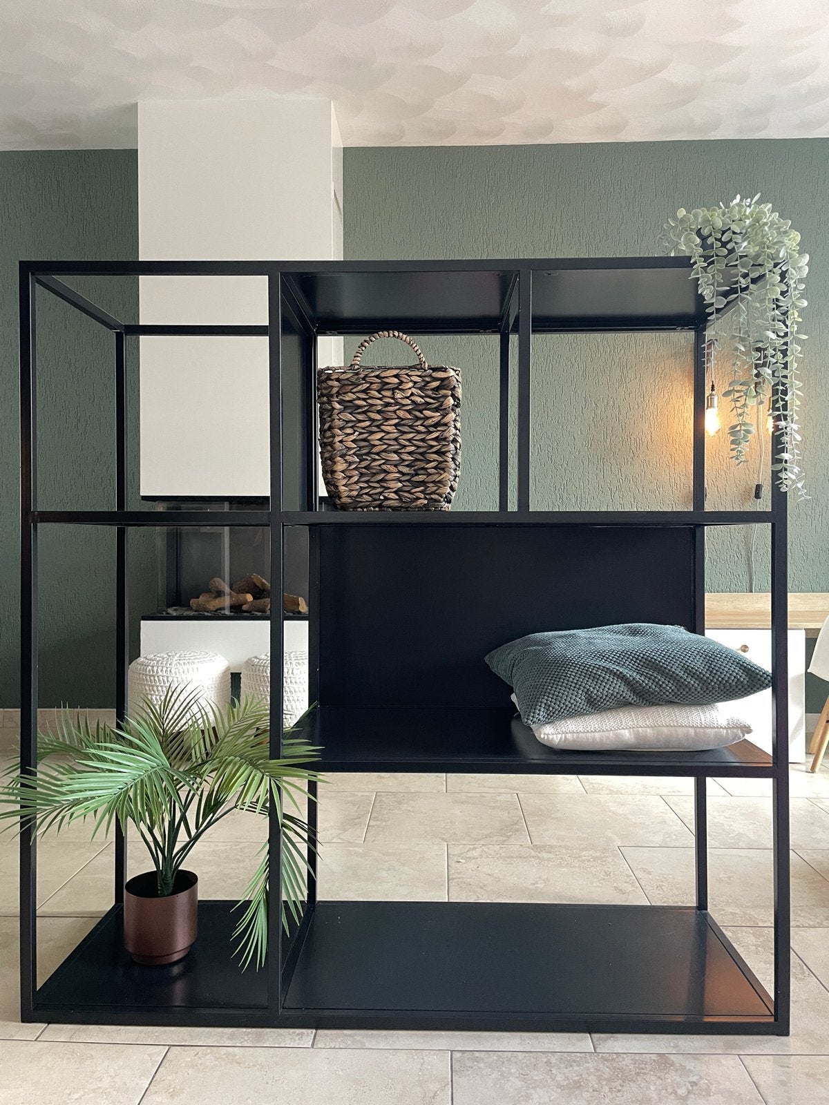 Kwantum metalen vakkenkast 128x44x128 (LxBxH), Ophalen, Zo goed als nieuw