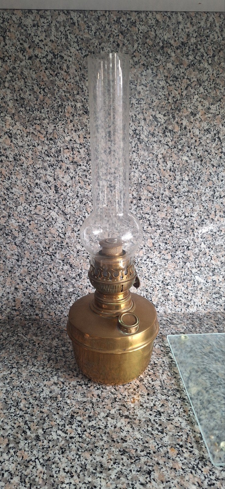 Antieke Messing Olielampen - Set van 2, Antiek en Kunst, Antiek | Lampen, Ophalen