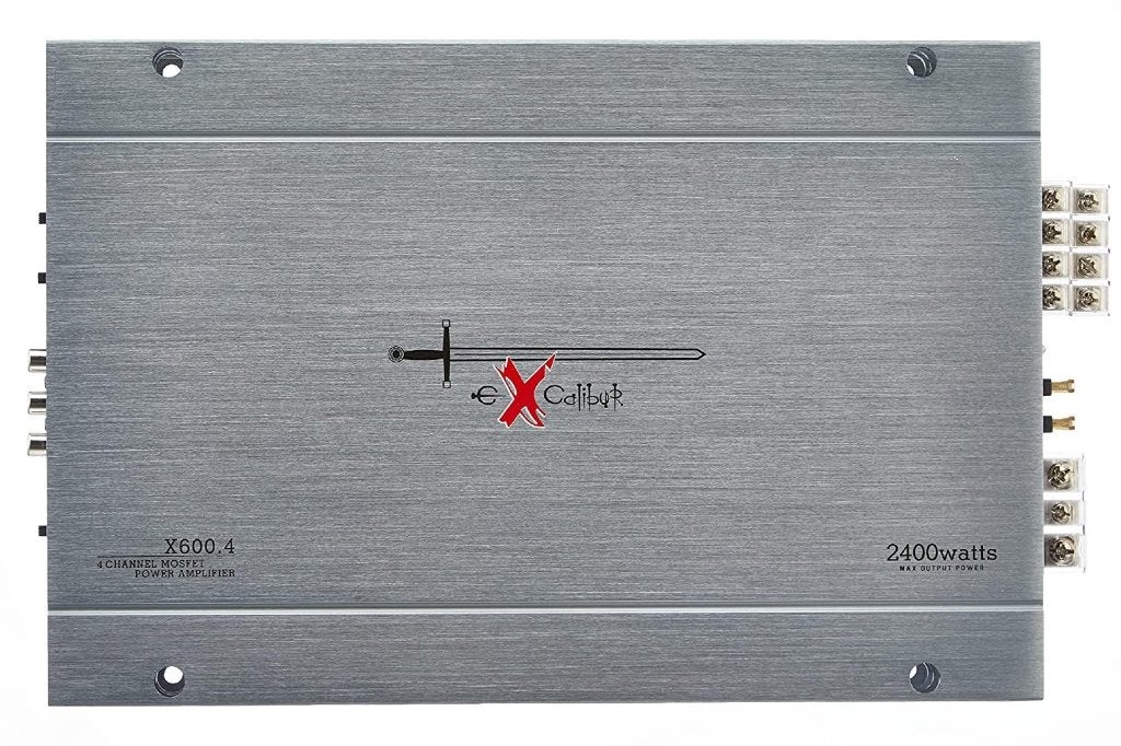 Excalibur X600.4 Brugbare 4-Kanaals Versterker (360Wrms)., Auto diversen, ., Ophalen of Verzenden, Zo goed als nieuw, .