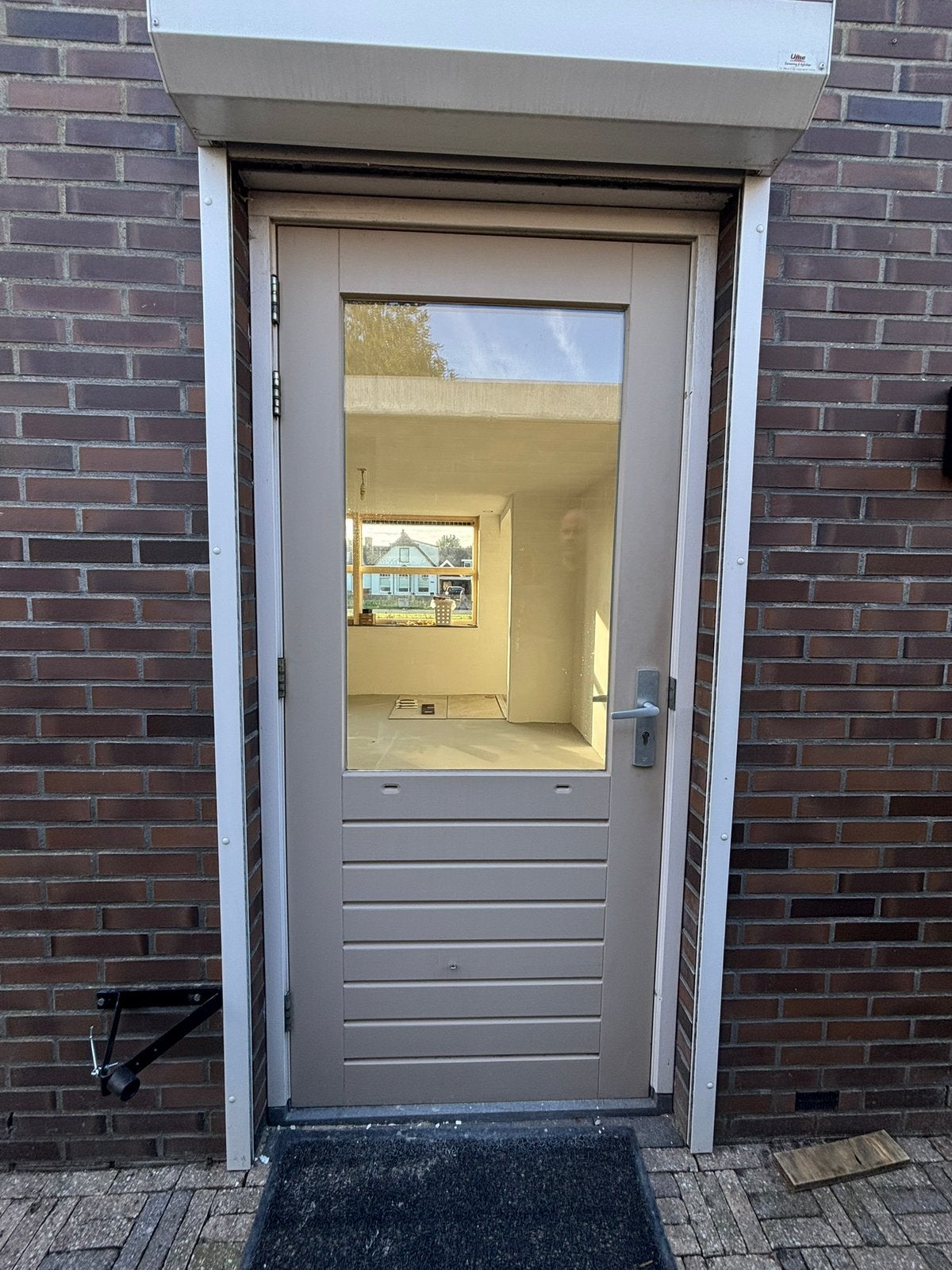 Weekamp buitendeur met 3-puntssluiting 93 x 211,5 cm, Gebruikt, 80 tot 100 cm, Ophalen of Verzenden, 200 tot 215 cm