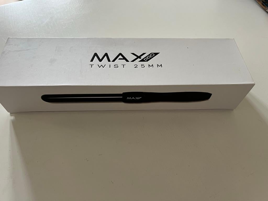MAX PRO Twist 25mm Krultang met hittebestendige handschoen, Ophalen, Zo goed als nieuw, Haarverzorging