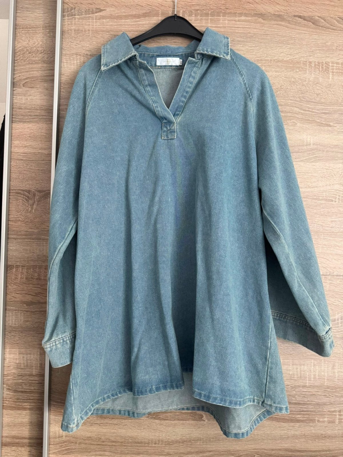 spijkerblouse M/L, Kleding | Dames, Blauw, Zo goed als nieuw, Jasminah, Ophalen
