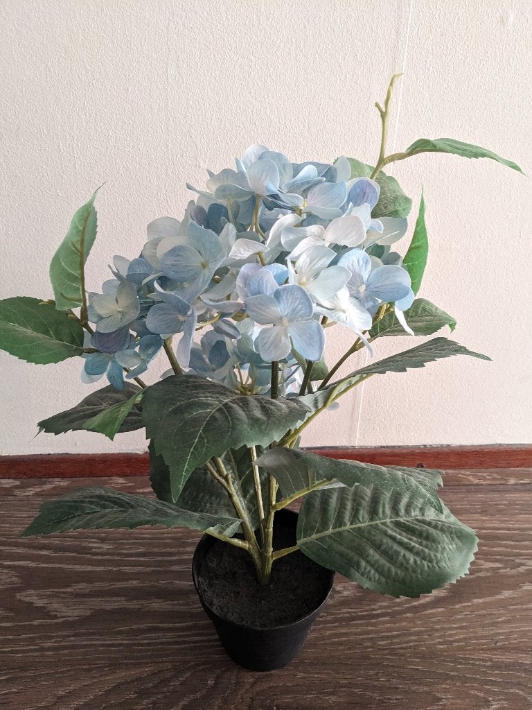 Kunstplant blauwe bloemen, Huis en Inrichting, Inclusief kunstbloemen, Kunstbloem, Nieuw, Ophalen of Verzenden
