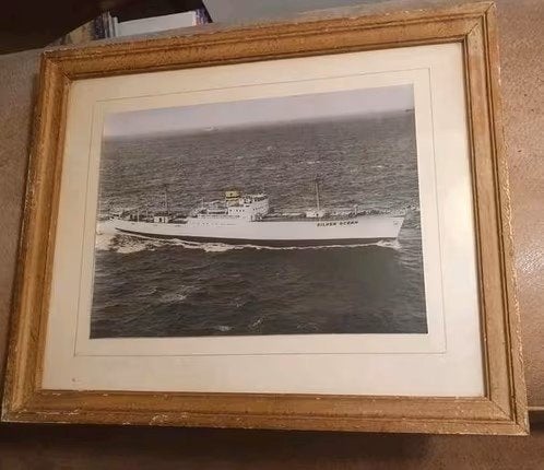 Silver Ocean  1948 cargo/reef Eriksberg Gothenborg Zweden, Verzamelen, Scheepvaart, Ophalen, Zo goed als nieuw