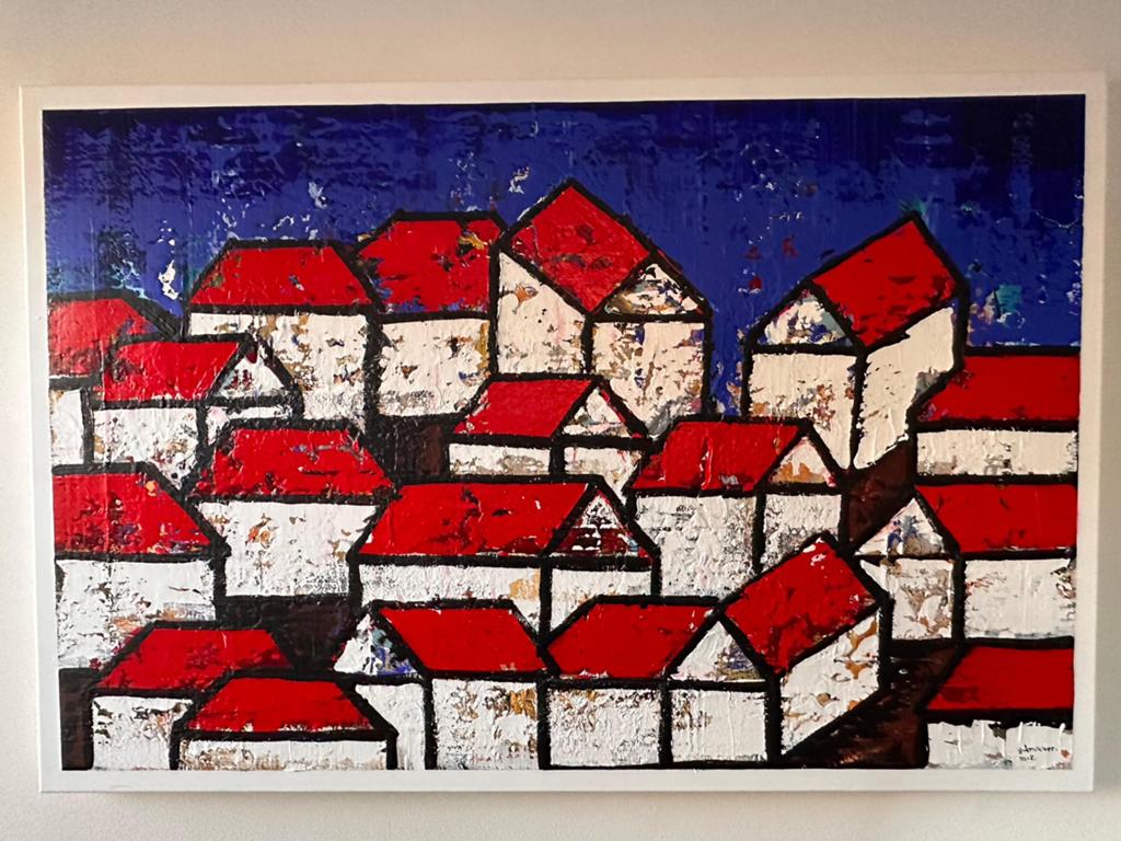 Prachtig uniek schilderij van Gerrit Knikker!, Ophalen