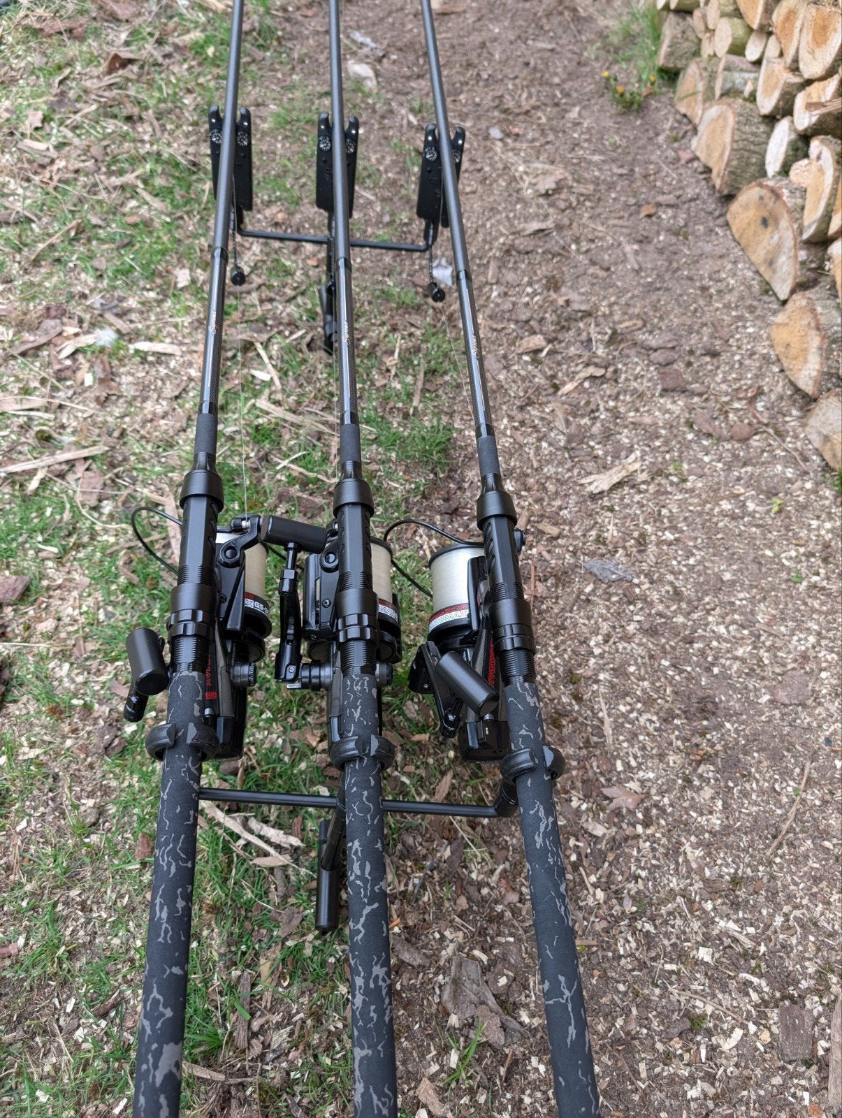 3x Forge Suprema 11ft 3.5 lb karperhengels, Ophalen
