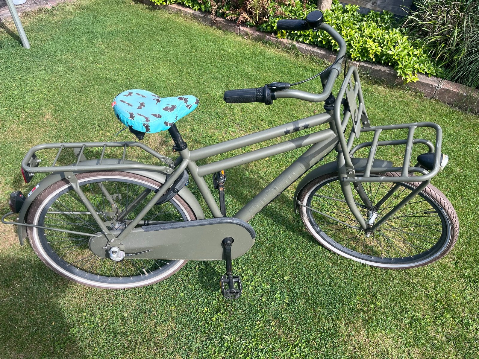 Cortina 24 inch kinderfiets met voordrager, Ophalen, Terugtraprem, Versnellingen, Gebruikt