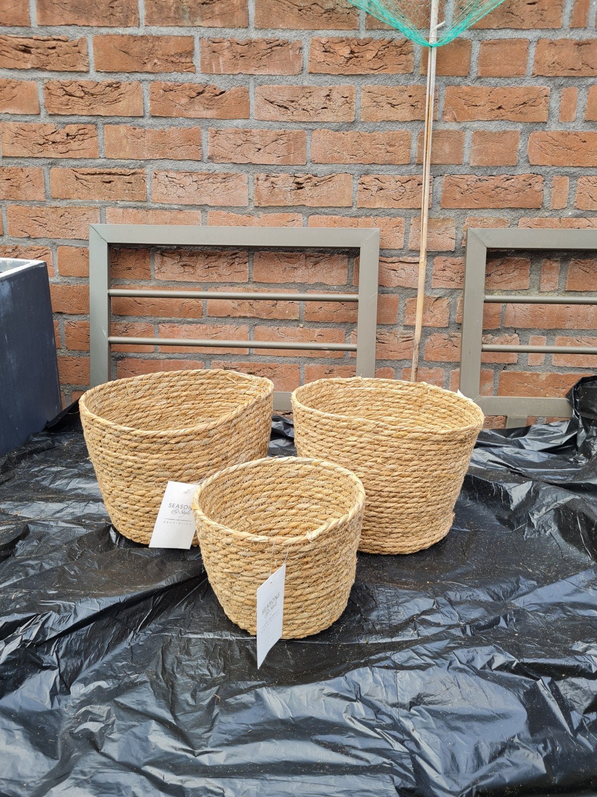 zeegras manden, nieuw, Ophalen, Overige materialen, Minder dan 30 cm, Rond