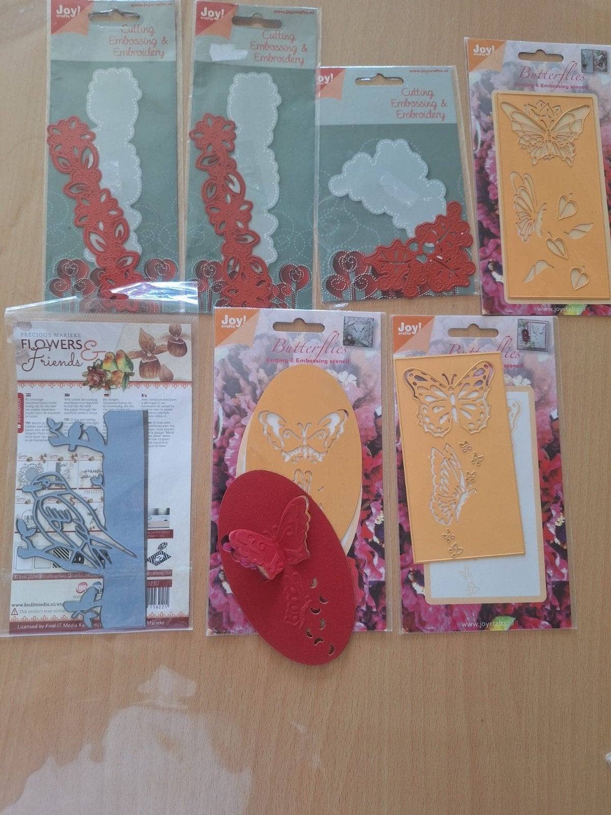 Embossing sjablonen, Hobby en Vrije tijd, Scrapbooking, Ophalen of Verzenden, Gebruikt, Frame of Mal