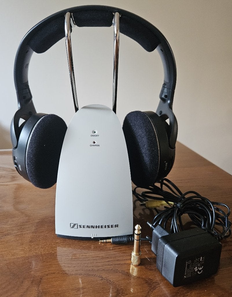 Sennheiser RS 120 II Draadloze TV Koptelefoon, Sennheiser, Zo goed als nieuw, Draadloos, Op oor (supra aural)