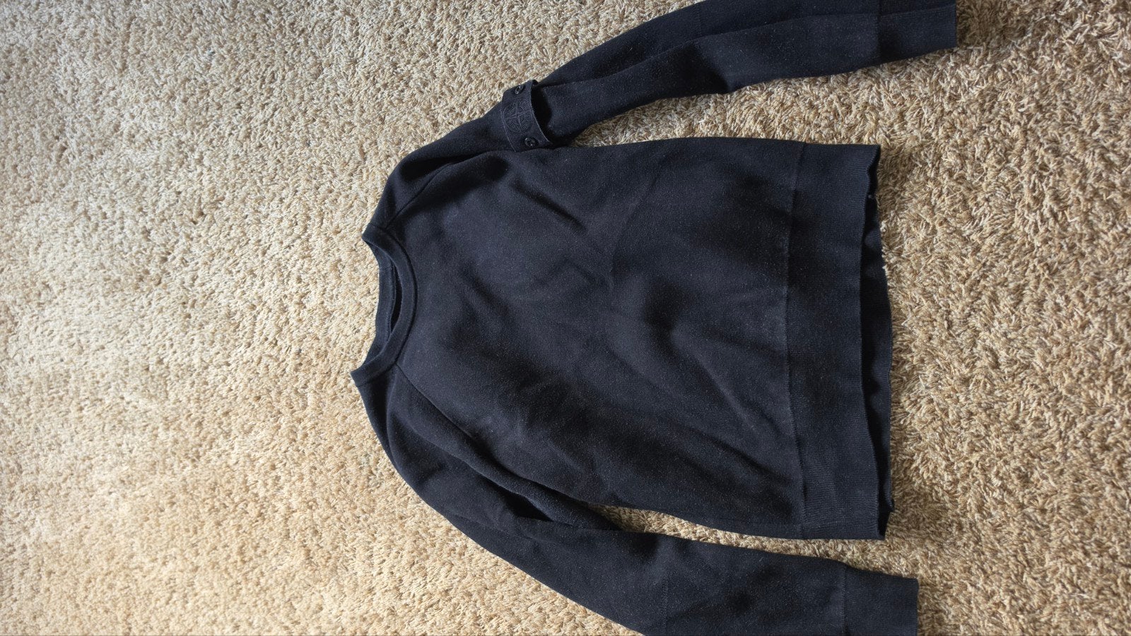 Stone Island Ghost Trui Maat M Zwart, Maat 48/50 (M), Zwart, Ophalen of Verzenden, Stone Island