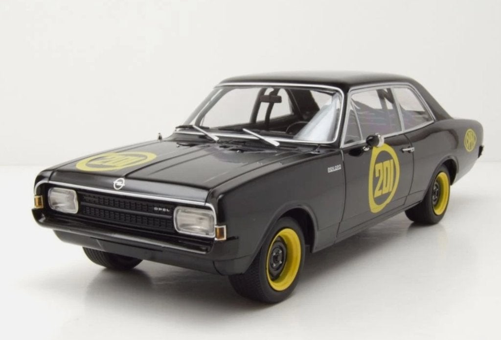 1:18 Opel Rekord C - 1967 - #201 Zwart NIEUW!, Hobby en Vrije tijd, Modelauto's | 1:18, Overige merken, MCG, Auto, .